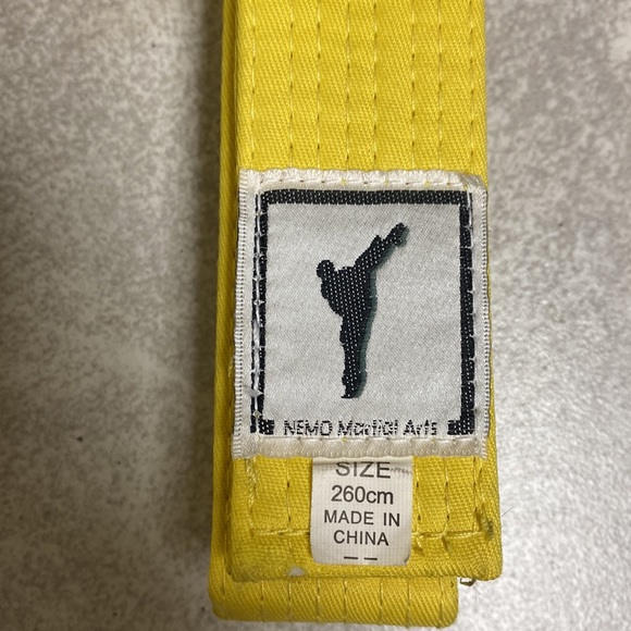 Martial arts belt